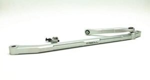 Treal Aluminum 7075 Steering Linkage Upgrade for RC Monster Truck Losi LMT Monster Silver