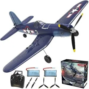 LEAMBE 4 Channel Corsair F4U RC Airplane Ready to Fly Aerobatic Aircraft with Easy Control for Beginners