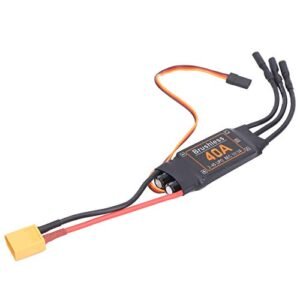 VGEBY 40A Brushless ESC Speed Controller for Electric RC Airplanes RTF with 5V 3A BEC Output