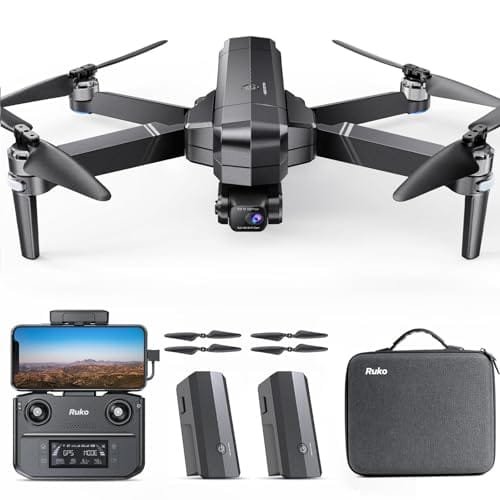 Ruko F11GIM2 RC Video Camera Helicopter with 4K Gimbal EIS Camera 64Mins Flight Time GPS Auto Return