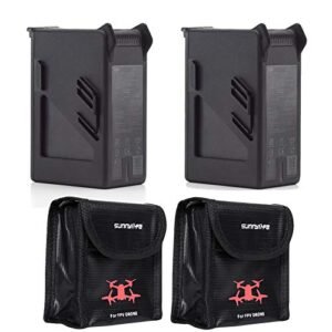 INSYOO Original FPV Intelligent Flight Battery 2000mAh 2 Pack for DJI FPV Drone Includes 2 Battery Safety Storage Bags