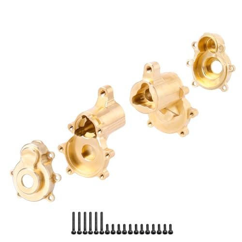 Hobbypark Brass Rear Portal Housing Steering Blocks for Axe RC Helicopter Gen8 Scout II Axe V2 Upgrades