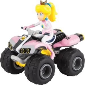 Carrera RC Nintendo Mario Kart 2.4 GHz RC Car Radio Remote Control Toy Vehicle Peach Quad