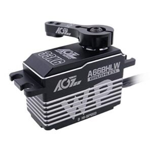 AGFRC 33KG High Torque Waterproof Programmable Metal Gear RC Servo Motor for 1/10 RC Car and RC Flooring Applications A66BHLW