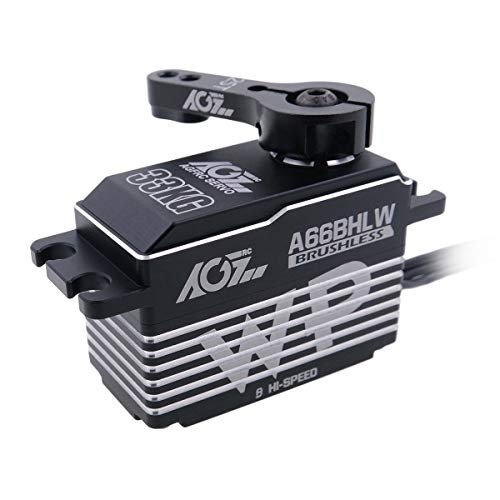 AGFRC 33KG High Torque Waterproof Programmable Metal Gear RC Servo Motor for 1/10 RC Car and RC Flooring Applications A66BHLW