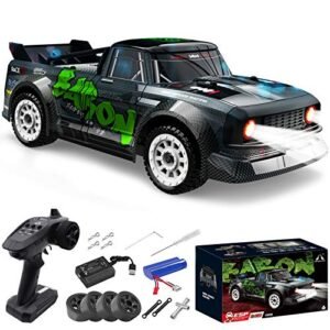 Fisca 1 16 RC Mack Truck Cars 4WD High Speed Remote Control Racing Vehicle 20MPH Off Road 4X4 Buggy with Lights for Kids and Adults