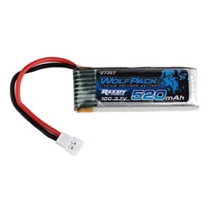 Team Associated WolfPack 520mAh 3.7V 10C LiPo Battery ASC27357 for RC Cars