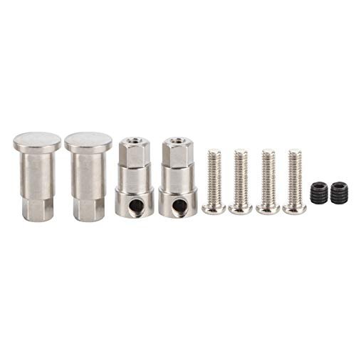 VGEBY RC Front Rear Wheel Axle Metal Spare Parts for 1/10 RC Crawler Car Ensures Your RC Plane Disintegrates Safely