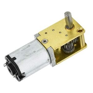 Greartisan Xtra Speed RC Axles DC 12V 136RPM Worm N20 High Torque Speed Reduction Motor with Metal Gearbox for DIY RC Toys