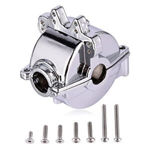 Kingsea ECU RC Car Aluminum Gear Box Differential Housing for WLtoys 1 18 A949 A959 A969 A979 K929 Silver