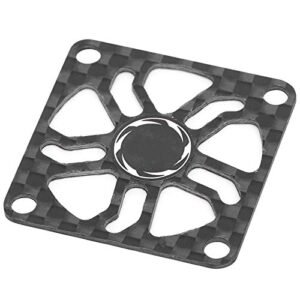 Dilwe Carbon Fiber RC Cooling Fan Cover Lightweight Design for Enhanced RC Boat Weight Performance 30mm