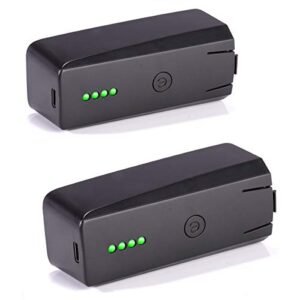 2-Pack 2700mAh 7.6V 20.52Wh Lipo Upgrade Battery Drone Replacement Smart Battery for Parrot Anafi, Dark Grey