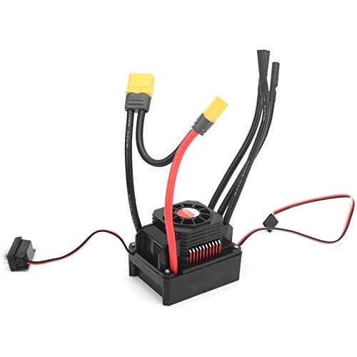 Manitowoc RC Crane 120A ESC Electric Speed Controller for 1/10 1/8 Scale RC Cars with Plug