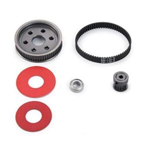 Kobelco Excavator RC Upgrade Belt Drive Transmission Gears System for 1/10 Axial SCX10 SCX10 II 90046 3.17mm
