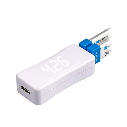 BETAFPV BT2 0 1S RC Lipo Battery Tester and Charger Voltage Tester with Type C Port for 300mAh 450mAh 260mAh 1S Lipo Batteries