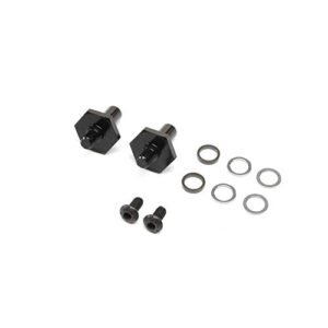 TEAM LOSI RACING 2.8 RC Wheels 12mm Front Axle Aluminum Black TLR232136 Replacement Parts
