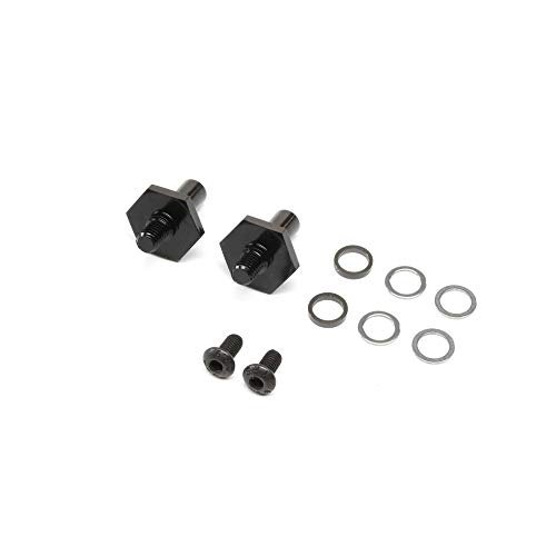 TEAM LOSI RACING 2.8 RC Wheels 12mm Front Axle Aluminum Black TLR232136 Replacement Parts