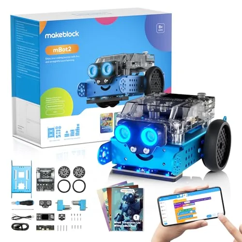 Makeblock mBot Neo Coding Robot for Kids Scratch Building RC Airplanes AI Learning Robot Support Scratch Python Programming STEM Toys