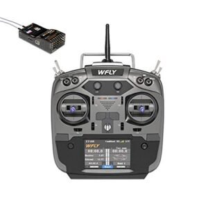 WFLY ET16s RC Radio Hall Gimbals Transmitter with RF209S Receiver for RC Helicopter Fuel Engine Drones 2.4G 16CH Multi Protocol