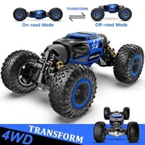 BEZGAR 15 16 Scale RC Truck Toy Remote Control Crawler with Transformable Design and 4WD Performance