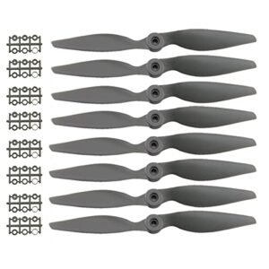 SoloGood 8PCS CCW Gemfan APC Nylon Propeller 9060 Prop for Wingo RC Airplane with Adapter Rings