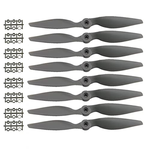 SoloGood 8PCS CCW Gemfan APC Nylon Propeller 9060 Prop for Wingo RC Airplane with Adapter Rings