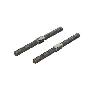 ARRMA Steel Turnbuckle M8x105mm Silver 2 Pack for Silver Dollar Raceway RC ARA330745