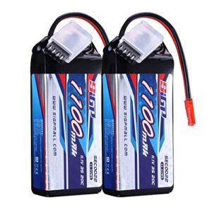 SIGP 3S Lipo Battery 1100mAh 11.1V 20C with JST Plug Fixes RC Helicopter Not Lifting Off Issue 2 Packs
