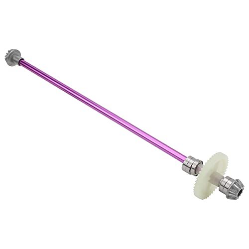 RiToEasysports RC Metal Drive Shaft and Snow Tires Combo for Wltoys 124018 124109 1/12 Scale RC Cars