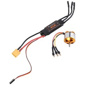 Keenso 1000KV Brushless Motor 2212 RC Motor 40A 2 4S Brushless ESC Set for RC CH 47 Chinook Helicopter Drone FPV Model Aero Parts