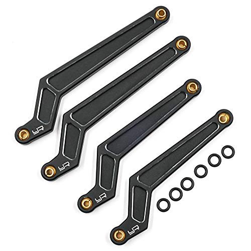 Yeah Racing TACC 019BK Aluminum 7075 Hi Clearance Links Lower for Tamiya CC02 Black