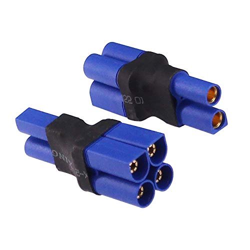 BDHI EC5 Parallel Connector 2pcs Parallel Battery Adapter for Losi E Flite B157 2