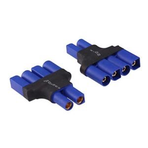 BDHI EC5 Series Battery Connector Adapter 2pcs for Losi and E Flite B156 2