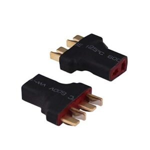 BDHI 2pcs T Plug Series Connector Series Battery Adapter for Losi E Flite B161 2