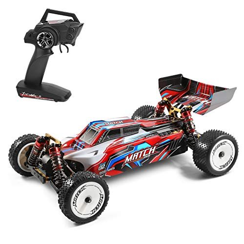 GoolRC WLtoys 104001 RC Car 1/10 Scale Remote Control Car 4WD 45KM H High Speed Racing Car All Terrain Off Road Buggy 2 4GHz RC Drift Car with Aluminum Alloy Chassis Zinc Alloy Gear and 1 Battery absolute rc plane sim all planes unlocked
