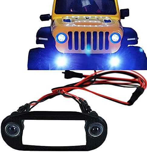 Lexus RC F Headlights LED Light Set Blue White for 1/24 Axial SCX24 90081