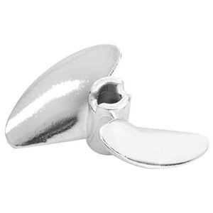 01 Propeller, RC Marine Propeller Easy to Install with 1Pc for PC Ship Player for FeiLun FT016 FT007 FT012 FT009 FT011 FT010 FT016 for UDI RC Boat(Silver S)