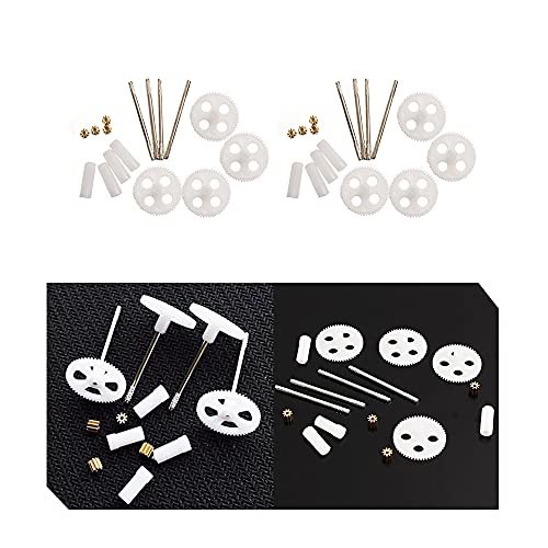 Acxico 24Pcs RC Quadcopter Drone Spare Parts Motor Gear Main Gears Set Compatible with Syma X5C 4 Channel 2.4 GHz RC Explorers Quadcopter
