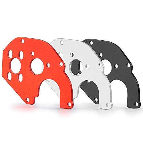 Generic RCLions Aluminum Metal ECX Barrage Motor Plate Adapter for 1/24 Axial SCX24 90081 Upgrades Parts (Red)
