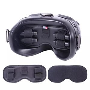 DJI FPV Goggles V2 Protective Cover Dustproof Sunshade with Antenna and microSD Card Storage Holder for RC Car Enthusiasts