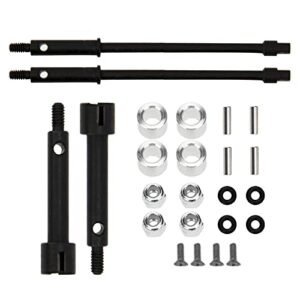 Vgoohobby RC Crawler Wheel Spacers 4mm Widen Wheel Axle CVD Front Rear Joint Drive Shaft Upgrade Parts for Axial SCX24 90081 1/24 RC Crawler