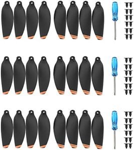 24 Pcs Mavic Mini 2 Mini SE Mini 2 SE Mini 4K Propellers Compatible with DJI Mini FPV RC Drone Replacement Low Noise Quick Release Blades Props Accessories Orange
