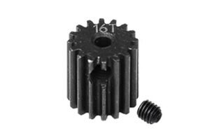 GPM Harden Steel 16T Pinion Gear 2Pc Set for ECX RC Circuit 1 10th Stadium Truck Upgrade Parts