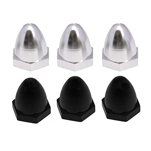 Vgoohobby 3Pairs M6 Propeller Nut Adapter 6mm Cap CW CCW for RC 2212 2213 2312 Motor Jerry Rice RC Quadcopter Hexacopter DIY