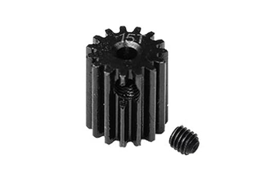 GPM Harden Steel 15T Pinion Gear 2Pc Set for Ram 3500 Dually RC Truck and Team Losi 1/18 Mini T 2.0 2WD Stadium Truck