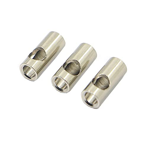 AMOGOT 3Pcs Metal 3.175mm to 5mm Shaft Motor Pinion Reducer Sleeve Adapter Compatible with Badlands Tires RC and 1/10 RC Scale Car Boat Trx4 Redcat ARRMA AXIAL HSP
