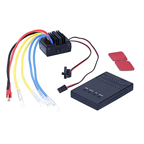 Hornet RC Car Top Speed 80A Motor ESC Speed Controller Dual Brushed Brushless Splashproof for 1/8 1/10 Scale Models