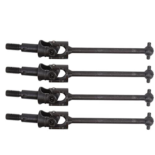 Alomejor Assurance RC Organisateur 4Pcs CVD Drive Shaft for 94123 94108 94102 1/10 Scale RC Cars Black