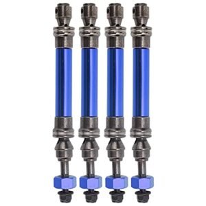 ProLine RC Late Model Body Wraps 4Pcs Drive Shaft Metal Front Rear CVD Driving Shaft RC Axle for Slash 4X4 1 10 RC Car Dark Blue