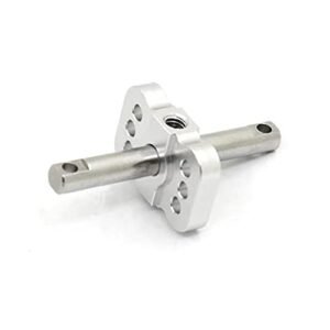 Hooshion Locking Differential Metal Differential Upgrade for Hot Wheels RC Nitro Speeders Mustang Car Racing Parts Silver